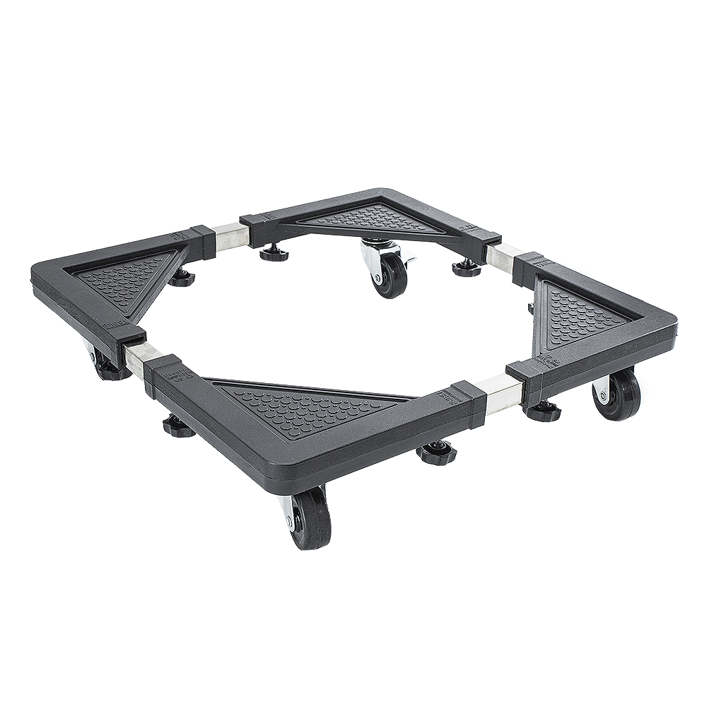 Chariot base mobile et réglable pour lave-linge, sèche-linge réfrigérateur 90KG