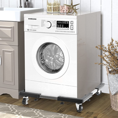 Chariot base mobile et réglable pour lave-linge, sèche-linge réfrigérateur 90KG
