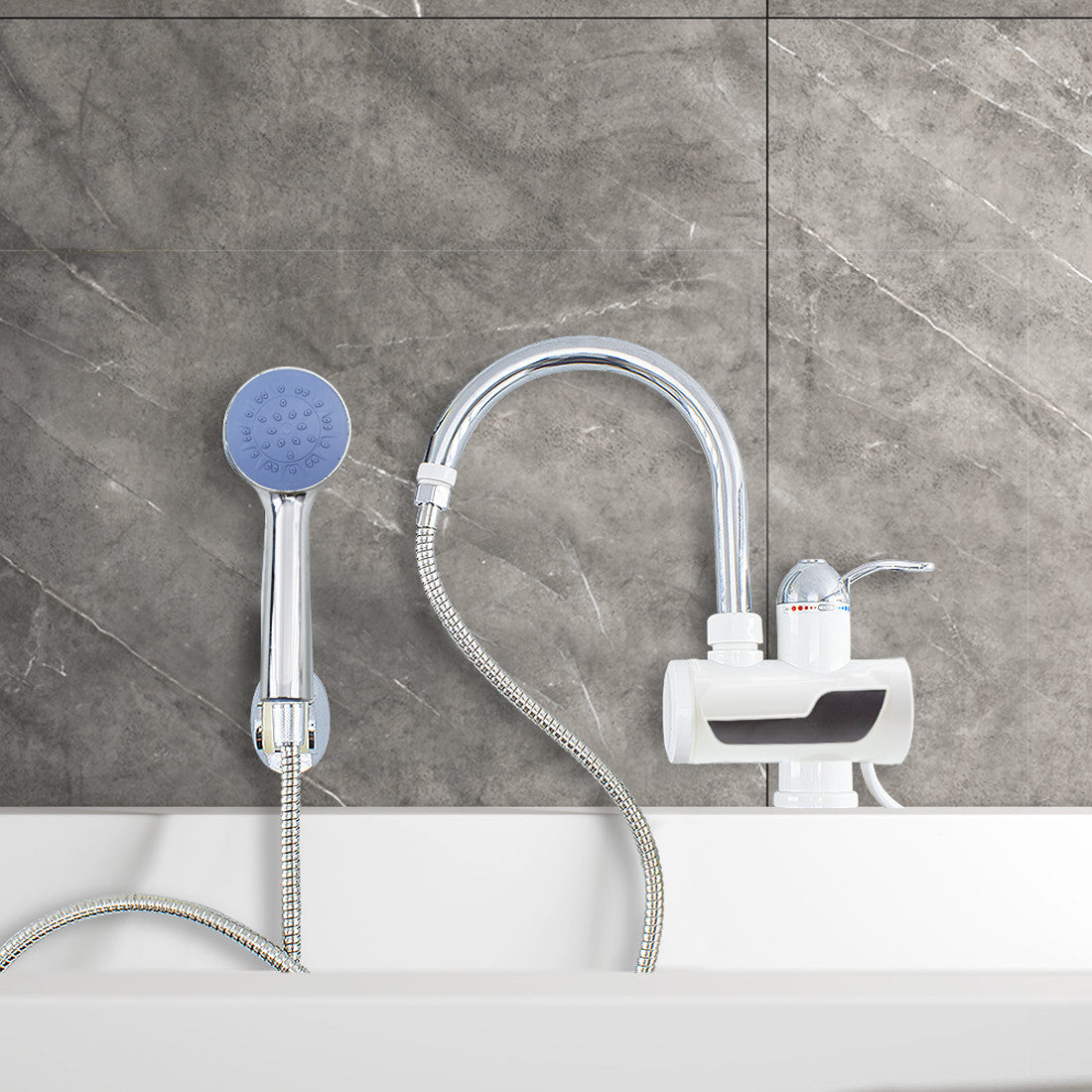 111238 Robinet électrique à température chaude instantanée avec mitigeur douche