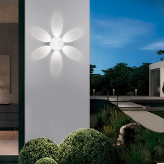 Applique Murale Ronde avec 6 LED 18W Éclairage Intérieur Design Moderne