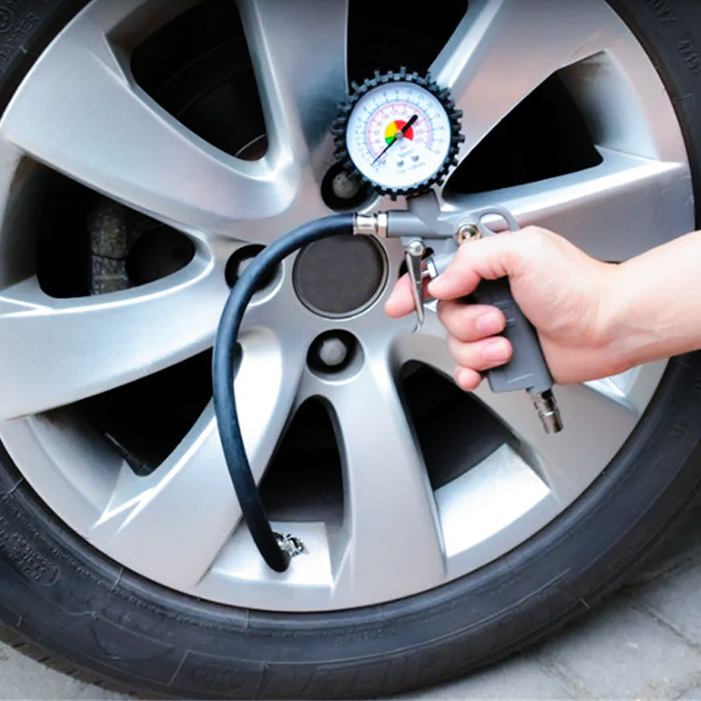 Accessoires pour Compresseur Gonfleur de Pneus Manomètre pour Automobiles