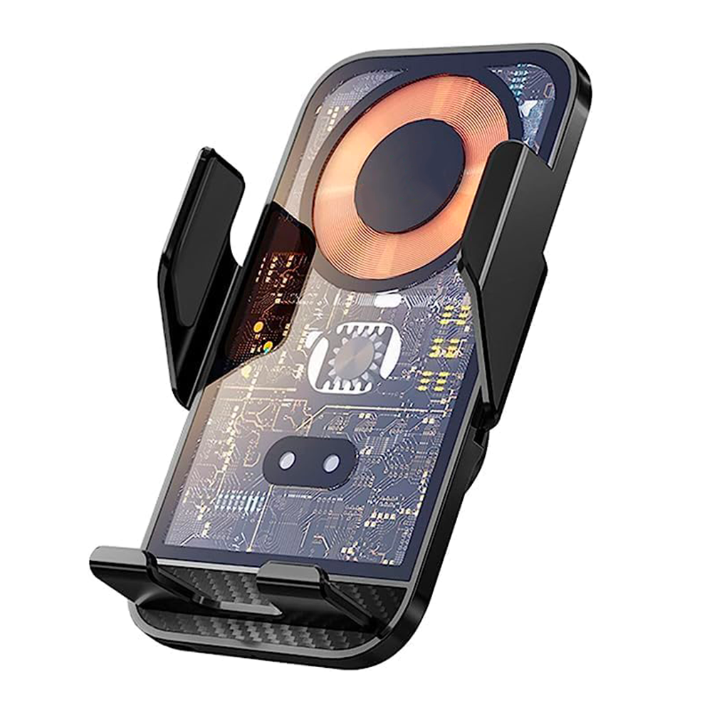 Support voiture avec chargement sans fil 20W serrage automatique multifonction