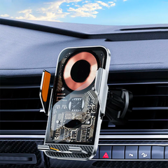 Support voiture avec chargement sans fil 20W serrage automatique multifonction