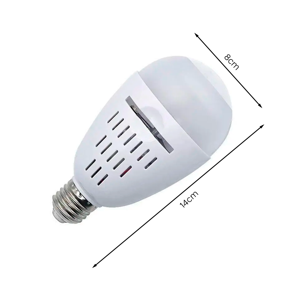 Ampoule LED RVB de 4W avec projection d'images en mouvement, douille E27