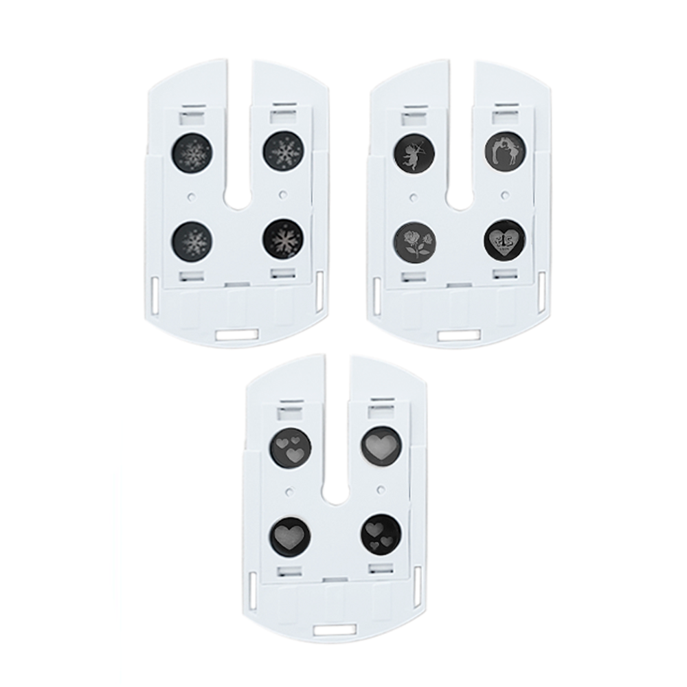 Ampoule LED RVB de 4W avec projection d'images en mouvement, douille E27