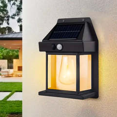 Lampe murale solaire rechargeable extérieur BK-888D lumière capteur de mouvement