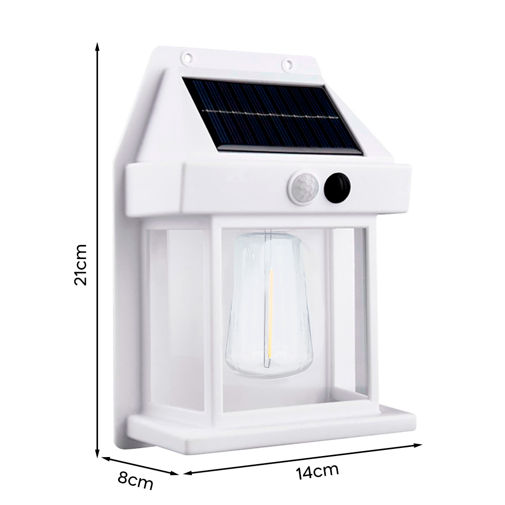 Lampe murale solaire rechargeable extérieur BK-888D lumière capteur de mouvement