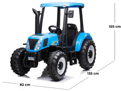 Tracteur électrique enfants New Holland BIG LT935 12V avec lumières LED et sons