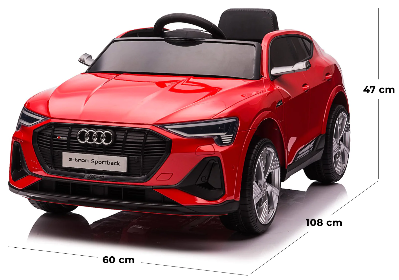 Voiture électrique pour enfants Audi E-Tron Sportback LT937 12V lumières et sons