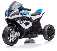 Moto électrique pour enfants BMW HP4 Sport à 3 roues avec licence officielle 12V