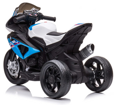 Moto électrique pour enfants BMW HP4 Sport à 3 roues avec licence officielle 12V