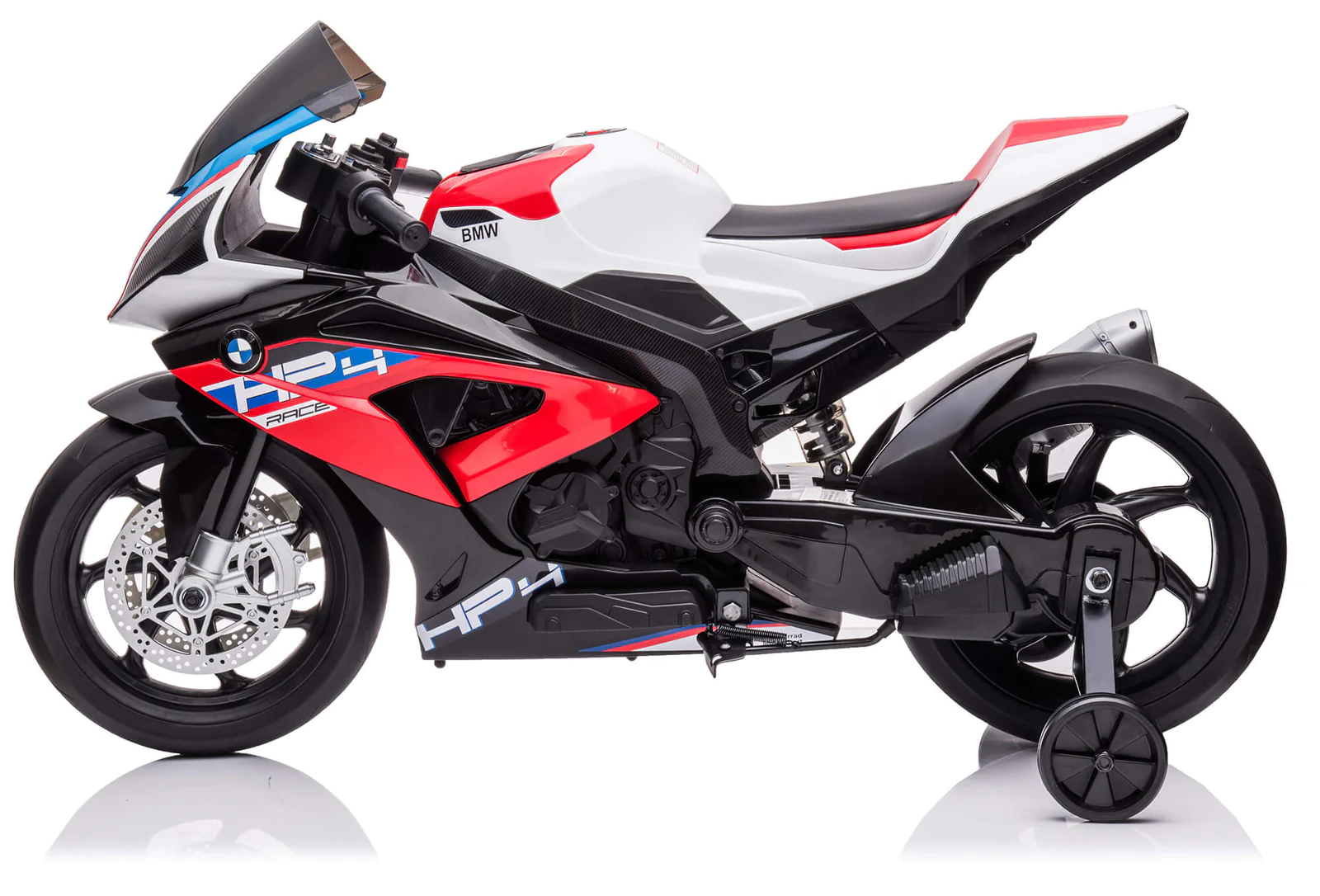 Moto électrique pour enfants BMW HP4 Race à 2 roues avec licence officielle, 12V