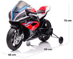 Moto électrique pour enfants BMW HP4 Race à 2 roues avec licence officielle, 12V