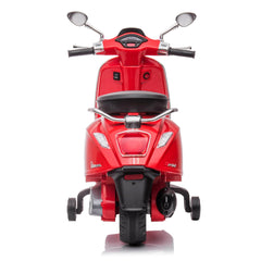 Moto électrique enfants LT941 Piaggio Vespa Sprint 12V avec lumières et sons LED