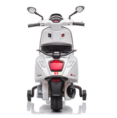 Moto électrique enfants LT941 Piaggio Vespa Sprint 12V avec lumières et sons LED