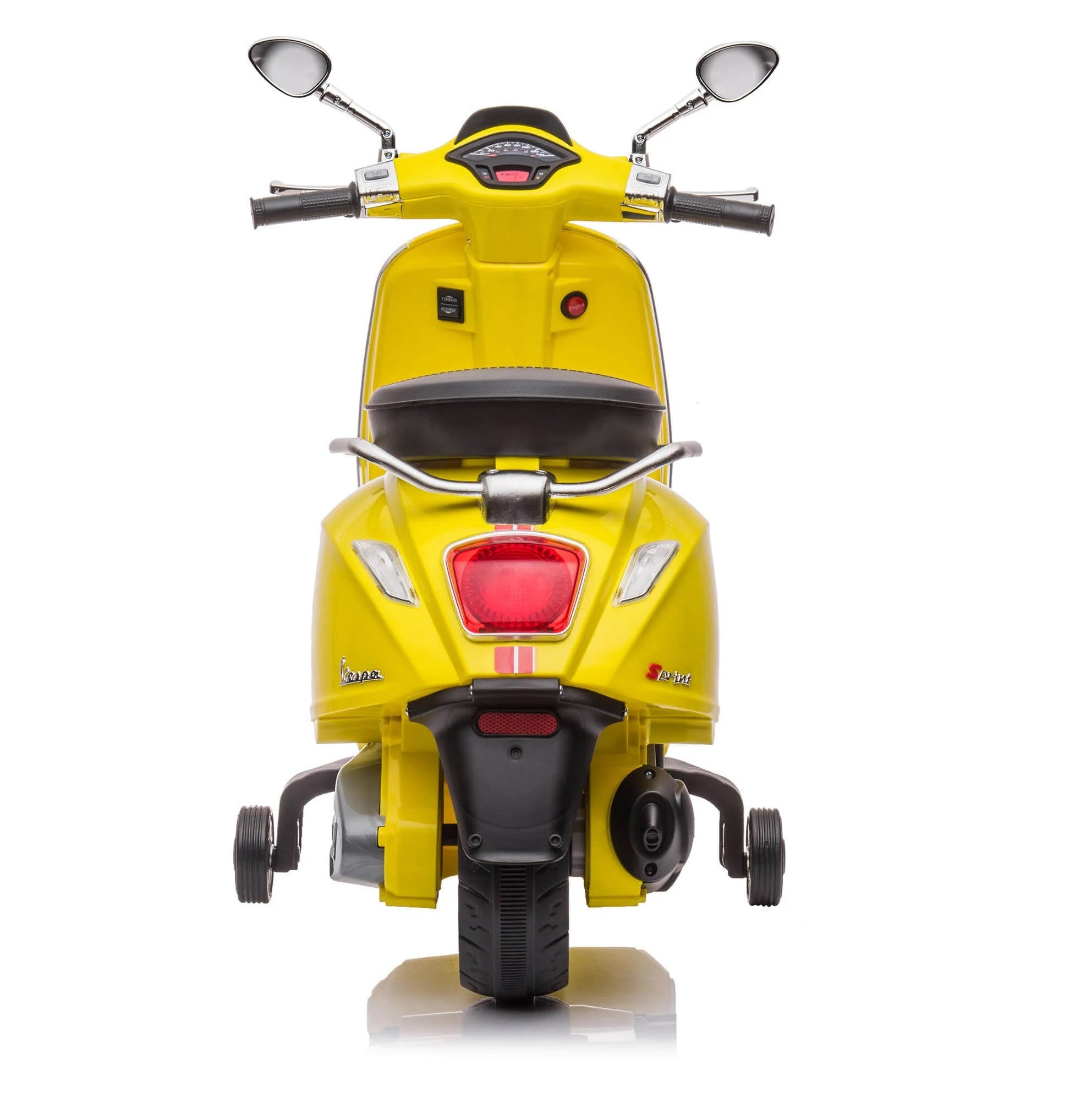 Moto électrique enfants LT941 Piaggio Vespa Sprint 12V avec lumières et sons LED