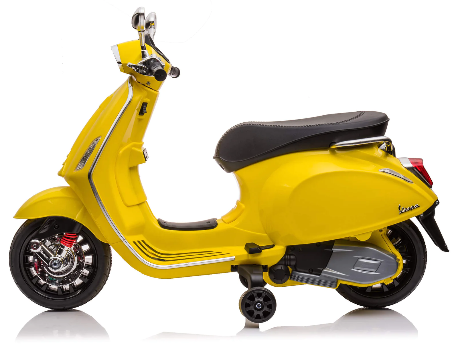 Moto électrique enfants LT941 Piaggio Vespa Sprint 12V avec lumières et sons LED