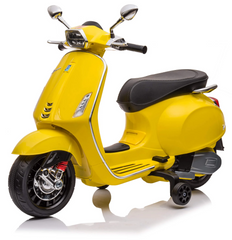 Moto électrique enfants LT941 Piaggio Vespa Sprint 12V avec lumières et sons LED