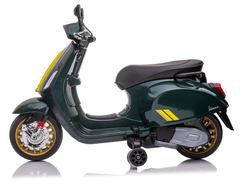 Moto électrique enfants LT941 Piaggio Vespa Sprint 12V avec lumières et sons LED