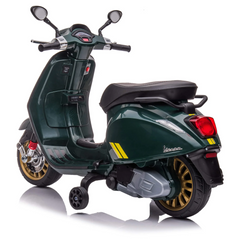 Moto électrique enfants LT941 Piaggio Vespa Sprint 12V avec lumières et sons LED