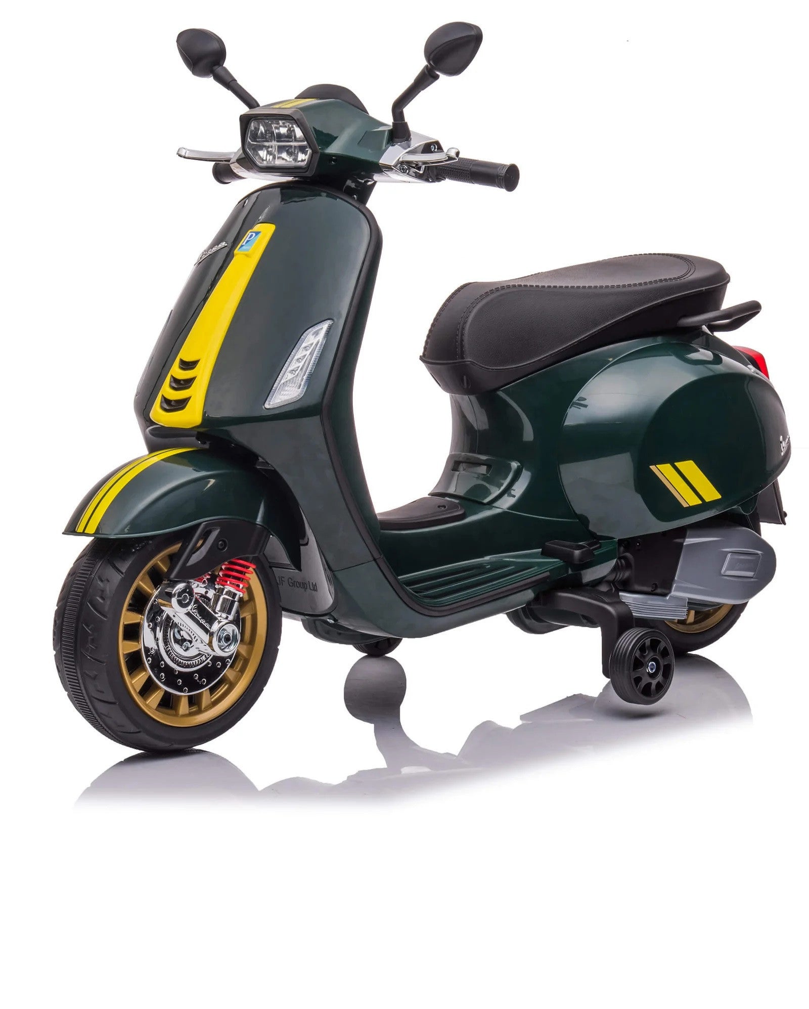 Moto électrique enfants LT941 Piaggio Vespa Sprint 12V avec lumières et sons LED