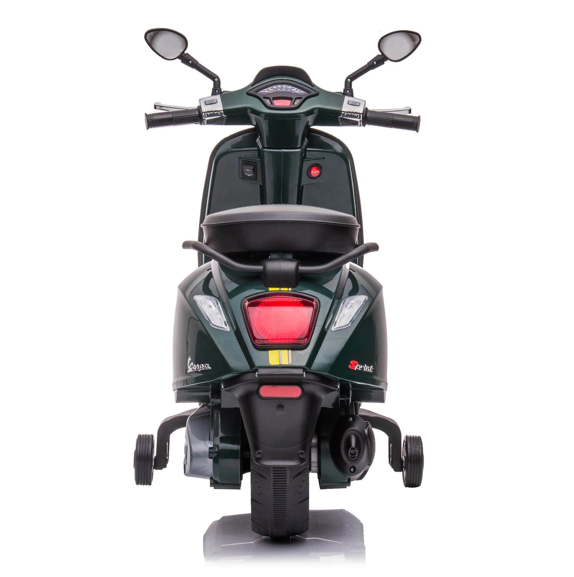 Moto électrique enfants LT941 Piaggio Vespa Sprint 12V avec lumières et sons LED