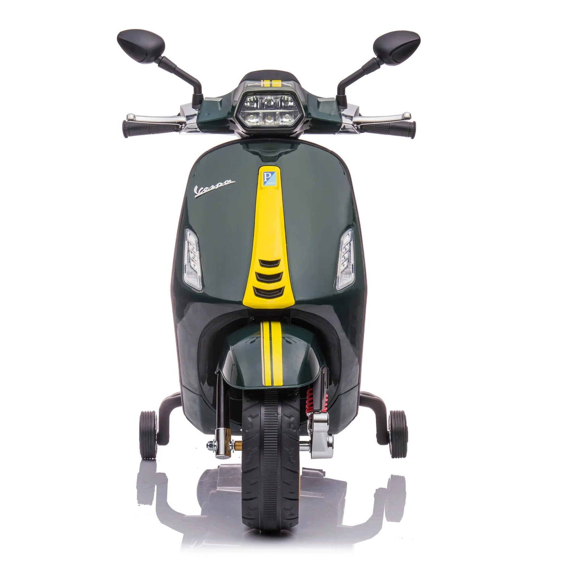 Moto électrique enfants LT941 Piaggio Vespa Sprint 12V avec lumières et sons LED