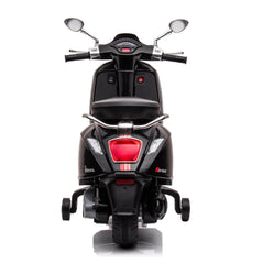 Moto électrique enfants LT941 Piaggio Vespa Sprint 12V avec lumières et sons LED