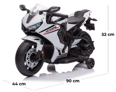 Moto électrique pour enfants LT942 Honda CBR 12V avec lumières LED et sons
