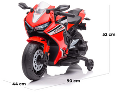 Moto électrique pour enfants LT942 Honda CBR 12V avec lumières LED et sons