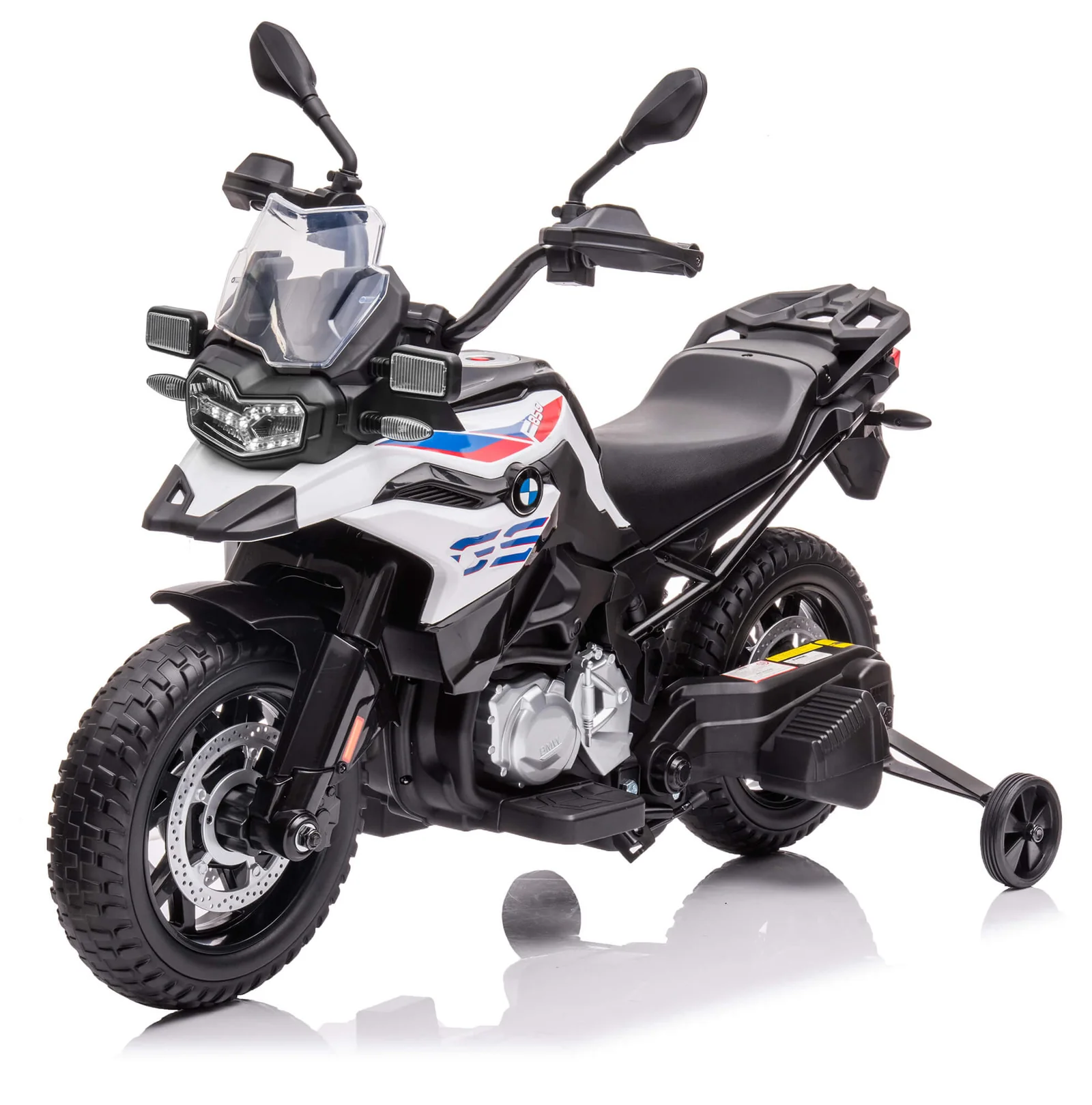 Moto électrique pour enfants LT943 BMW GS 850F 12V licence lumières LED et sons