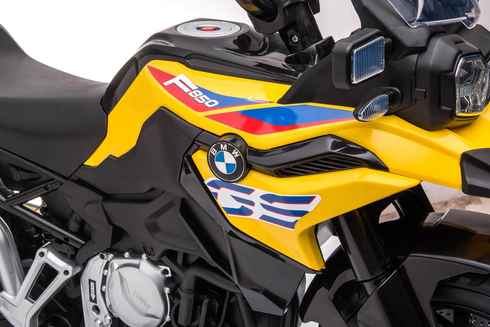 Moto électrique pour enfants LT943 BMW GS 850F 12V licence lumières LED et sons
