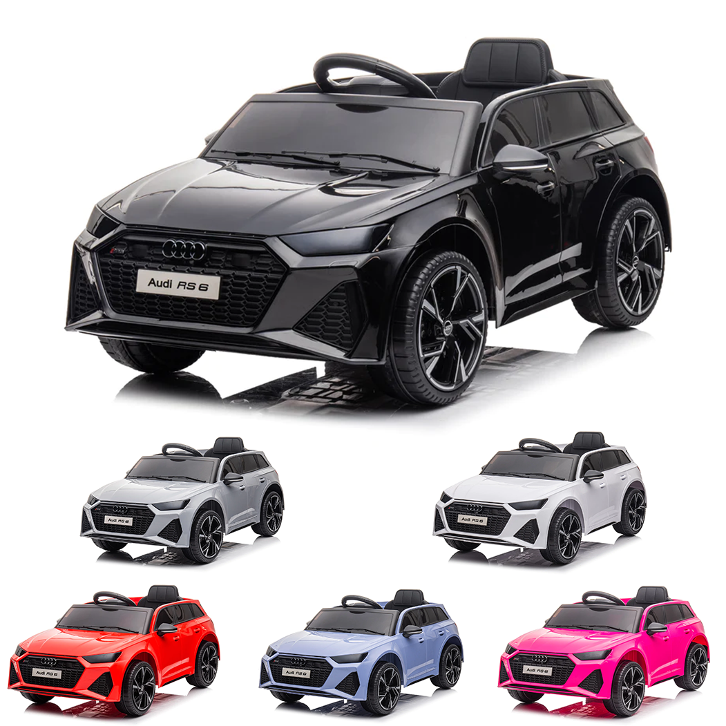 Voiture électrique ¡enfants LT945 Audi RS6 12V avec permis, lumières et sons LED