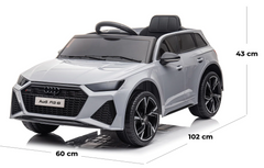 Voiture électrique ¡enfants LT945 Audi RS6 12V avec permis, lumières et sons LED