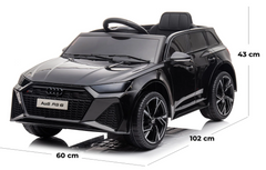 Voiture électrique ¡enfants LT945 Audi RS6 12V avec permis, lumières et sons LED
