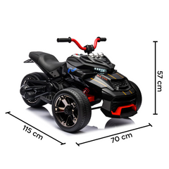 Quad électrique pour enfants LT946 ATV 3.0 12V avec 3 roues lumières et sons LED