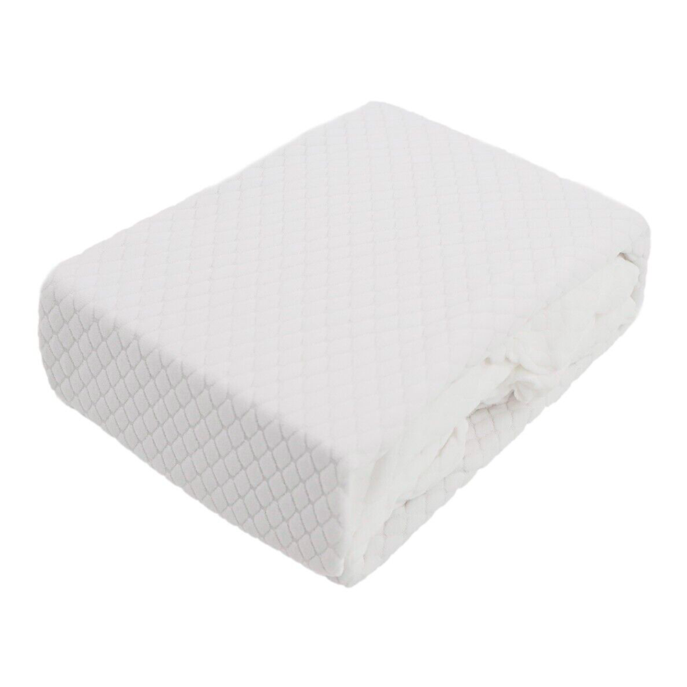 Housse matelas lit individuel coton Jacquard 100x200, respirante et absorbante