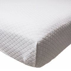 Housse matelas lit individuel coton Jacquard 100x200, respirante et absorbante