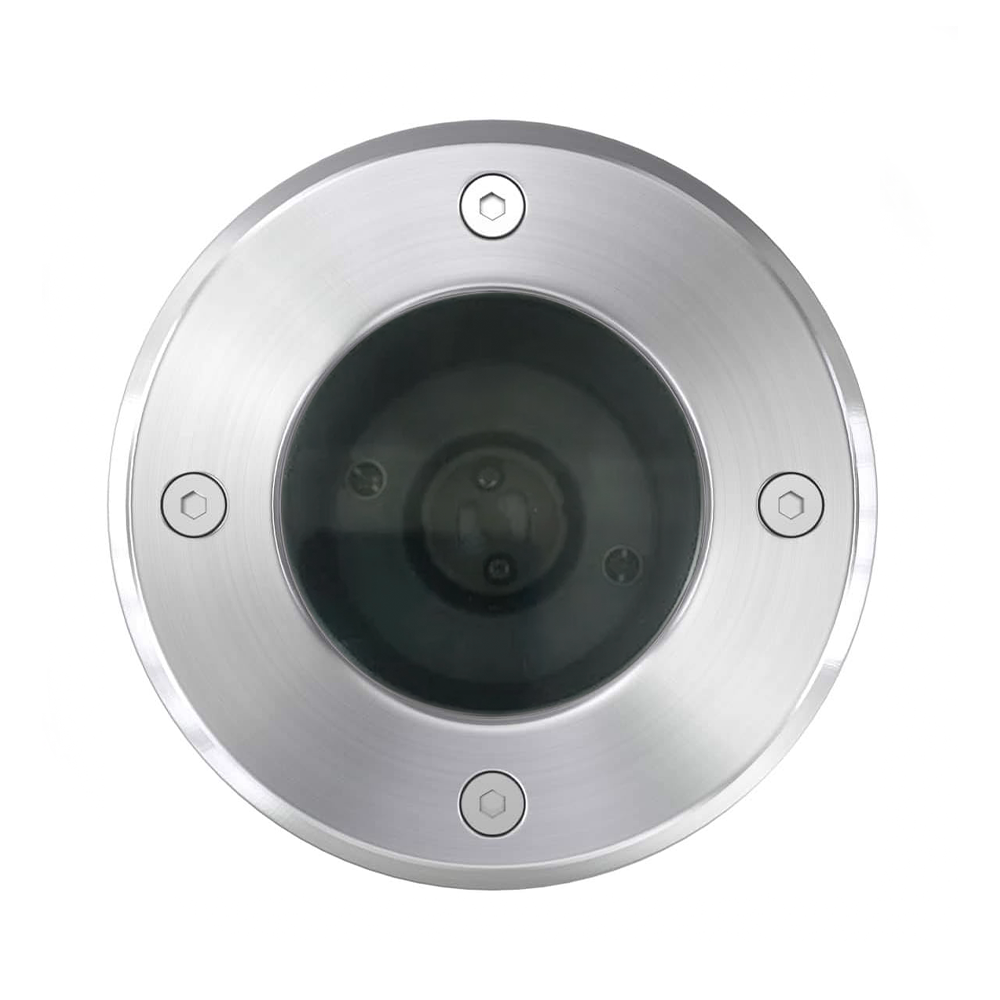 Spot encastrable LED rond IP65 avec douille GU10 résistant au sol