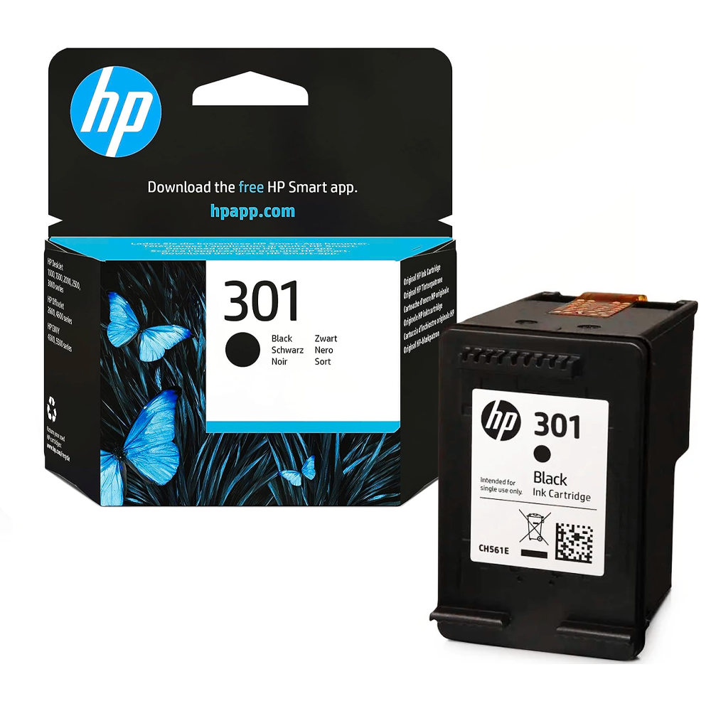 Cartouche HP d'origine compatible pour imprimantes HP DeskJet HP 301 CH561EE