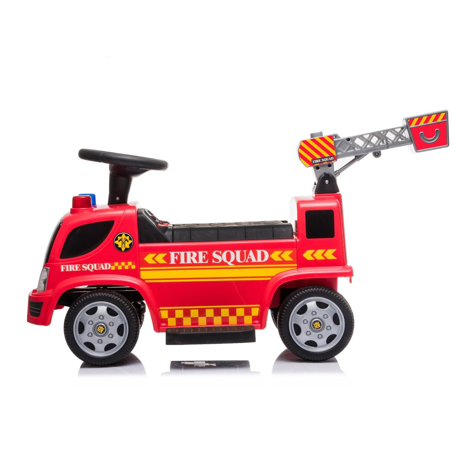 Camion Électrique Enfants LT949 6V Camion de Pompier avec Bulles et Lumières LED