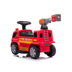 Camion Électrique Enfants LT949 6V Camion de Pompier avec Bulles et Lumières LED