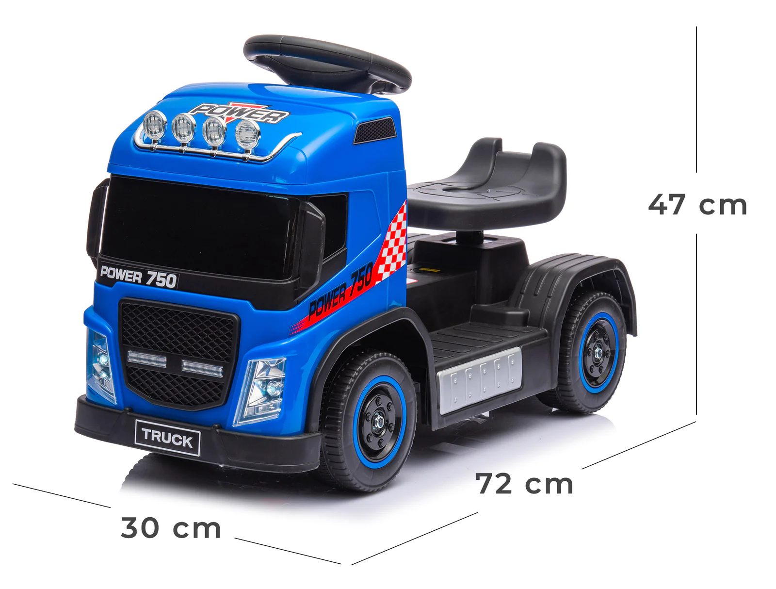 Chariot électrique pour enfants LT950, petit camion 6V avec lumières et sons LED
