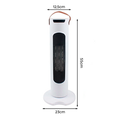 Chauffage électrique 2000W Colonne Affichage Digital Touche Tactile Télécommande
