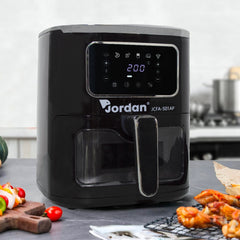 Friteuse à air 1600W JCFA-501AP Capacité 7,5 lt 200° avec verre transparent