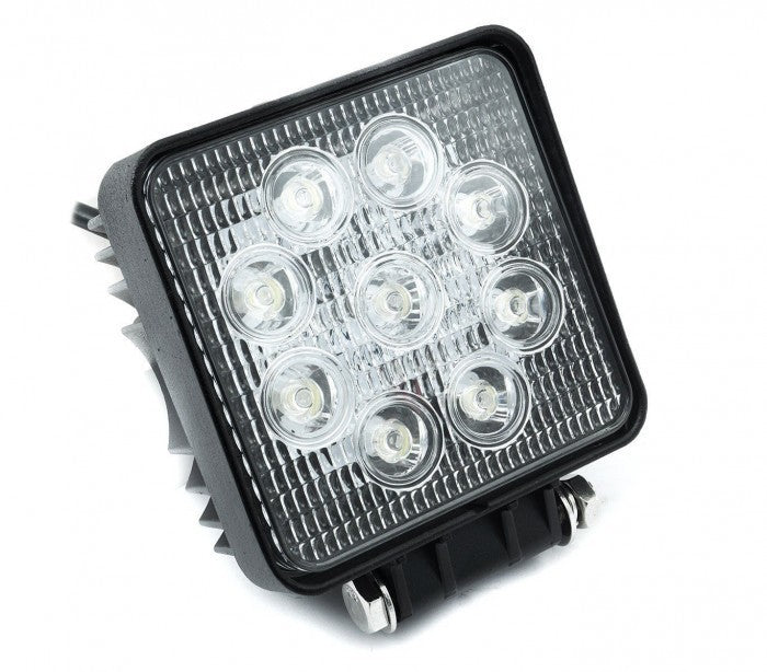 FARD -27w - 9 LED lumière froide / Convient pour voiture -camion -bateau (carré)