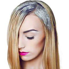 Laque brillante temporaire pour cheveux 125 ml - Paillettes de couleurs vives