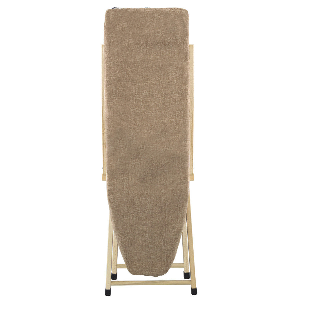 Table à repasser en bois LADY pliable avec support pour chaudière 79x35x121cm