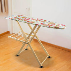 Table à repasser en bois LADY pliable avec support pour chaudière 79x35x121cm
