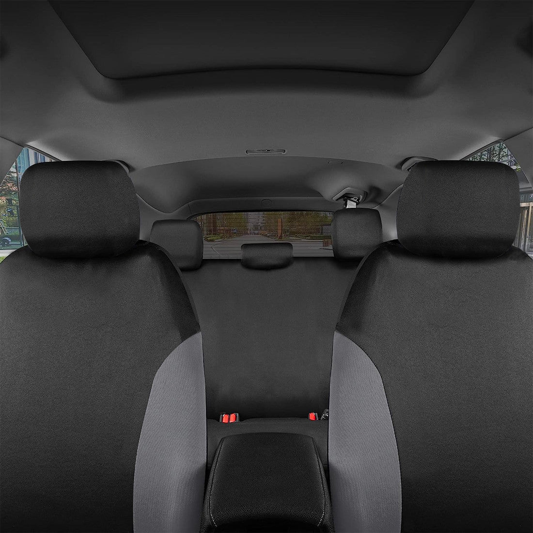 Ensemble housses sièges voiture 9 pièces universelles avant arrière appuie-têtes